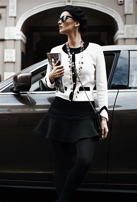 coco chanel outfit|Coco Chanel aesthetic picture.